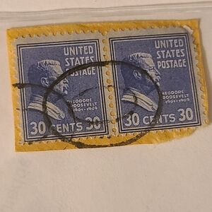 Vintage 30 Cents US Postage Stamps Collectible Lot Of 2 Total